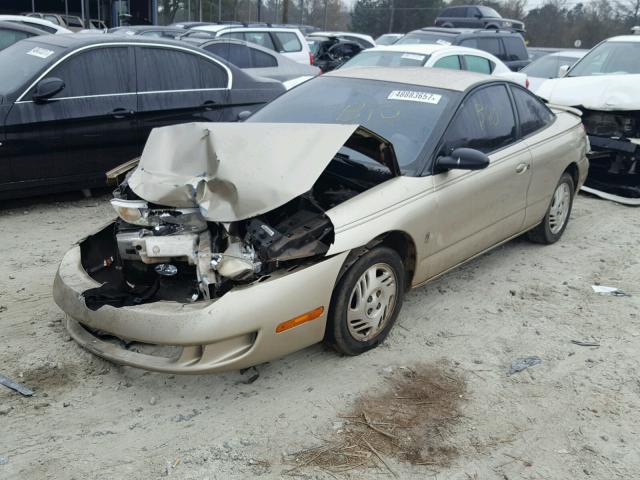 1G8ZH1273VZ347187 - 1997 SATURN SC2 GOLD photo 2