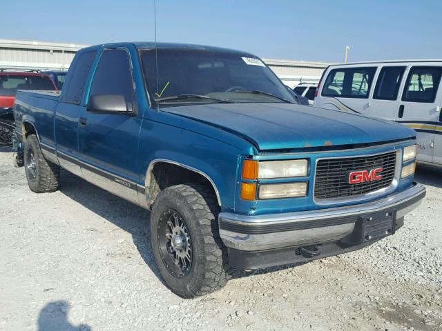 2GTEK19K2S1582023 - 1995 GMC SIERRA K15 GREEN photo 1