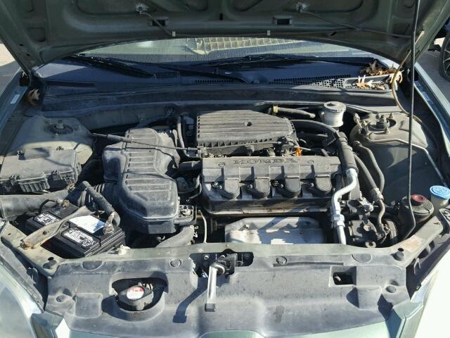 2HGES16354H637430 - 2004 HONDA CIVIC DX V GREEN photo 7