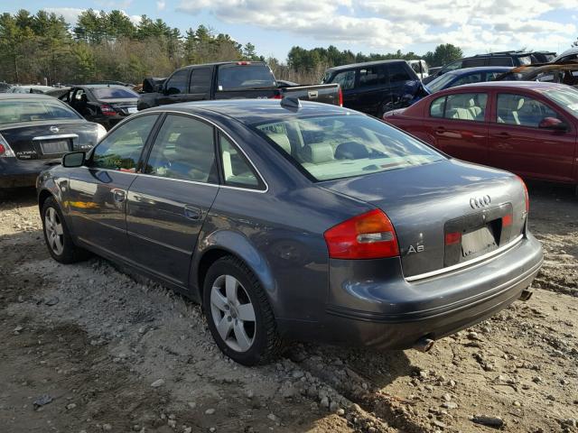 WAULT64B84N057751 - 2004 AUDI A6 3.0 QUA GRAY photo 3