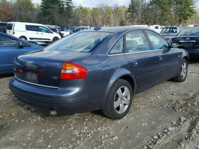 WAULT64B84N057751 - 2004 AUDI A6 3.0 QUA GRAY photo 4