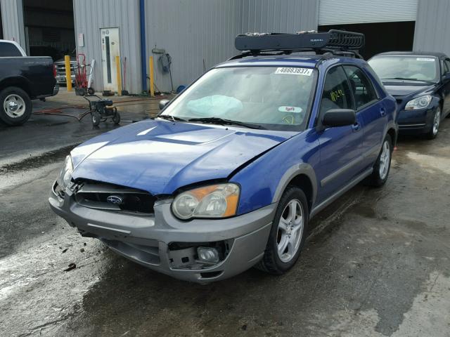 JF1GG68554H805292 - 2004 SUBARU IMPREZA OU BLUE photo 2