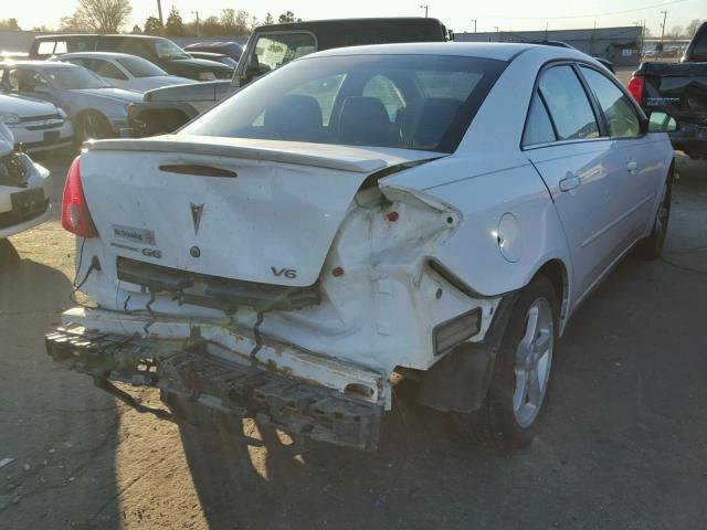 1G2ZG57N284139735 - 2008 PONTIAC G6 BASE WHITE photo 4