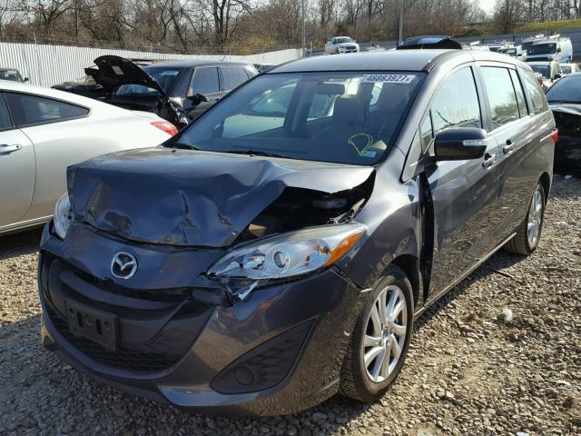 JM1CW2BL9D0157580 - 2013 MAZDA 5 GRAY photo 2