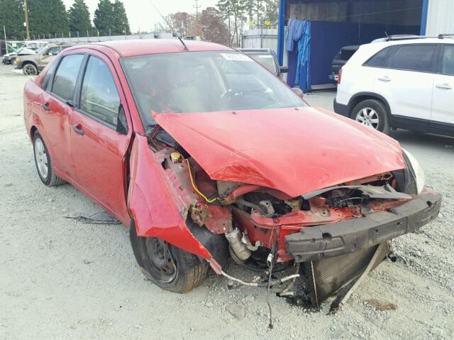 1FAFP34N77W313573 - 2007 FORD FOCUS ZX4 RED photo 1