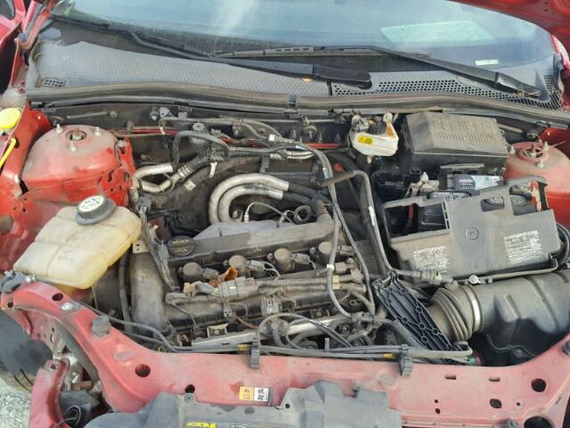 1FAFP34N77W313573 - 2007 FORD FOCUS ZX4 RED photo 7