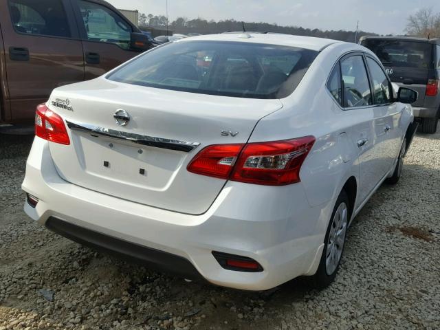 3N1AB7AP7GY242399 - 2016 NISSAN SENTRA S WHITE photo 4