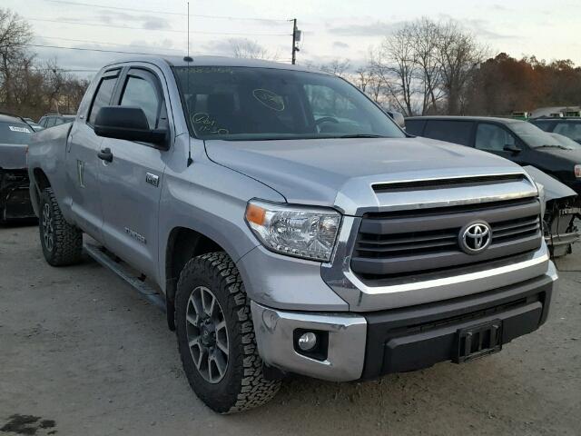 5TFUY5F12FX450837 - 2015 TOYOTA TUNDRA DOU GRAY photo 1