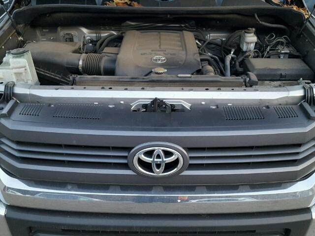 5TFUY5F12FX450837 - 2015 TOYOTA TUNDRA DOU GRAY photo 7