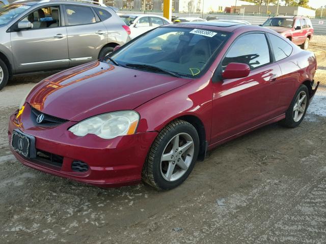 JH4DC53032C026559 - 2002 ACURA RSX TYPE-S RED photo 2