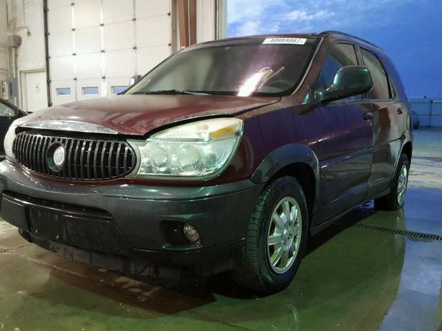 3G5DB03E24S546985 - 2004 BUICK RENDEZVOUS BURGUNDY photo 10