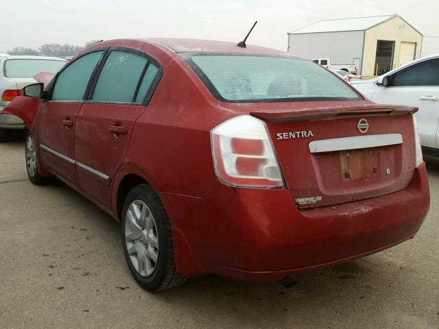 3N1AB6AP6CL690179 - 2012 NISSAN SENTRA 2.0 RED photo 3