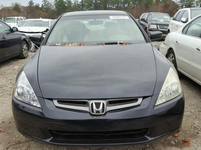 3HGCM56425G700745 - 2005 HONDA ACCORD LX BLACK photo 9