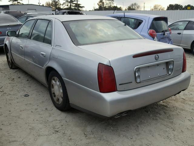 1G6KD54Y71U218590 - 2001 CADILLAC DEVILLE SILVER photo 3