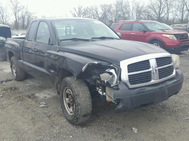 1D7HW22K55S271679 - 2005 DODGE DAKOTA ST BLACK photo 1