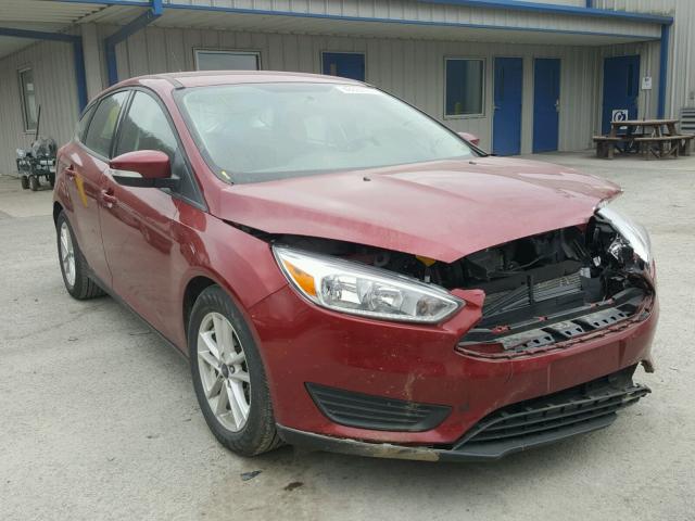 1FADP3K2XGL377883 - 2016 FORD FOCUS SE MAROON photo 1