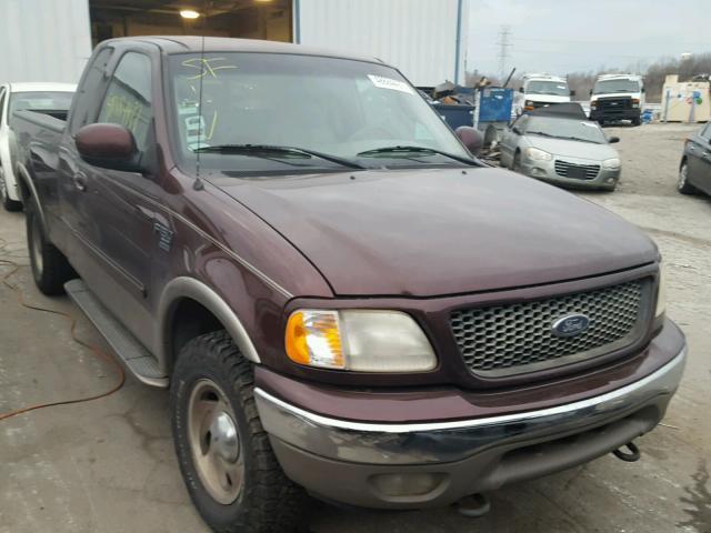 1FTRX18L01NA10961 - 2001 FORD F150 MAROON photo 1