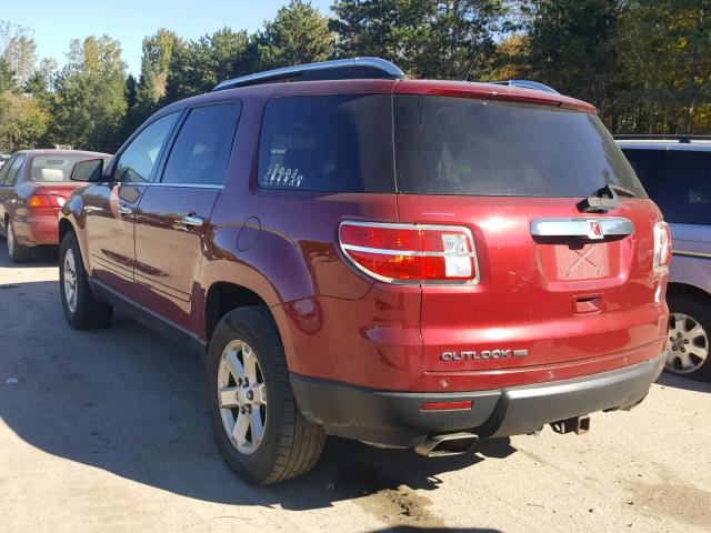 5GZER23728J168193 - 2008 SATURN OUTLOOK XR RED photo 3