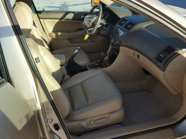 1HGCM66554A078542 - 2004 HONDA ACCORD EX GOLD photo 5