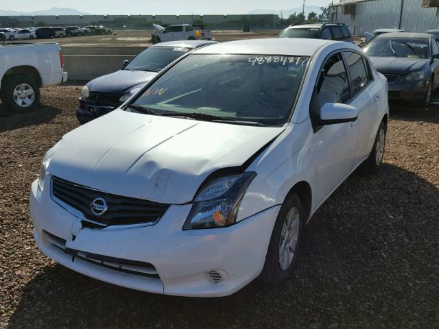 3N1AB6APXCL650817 - 2012 NISSAN SENTRA 2.0 WHITE photo 2