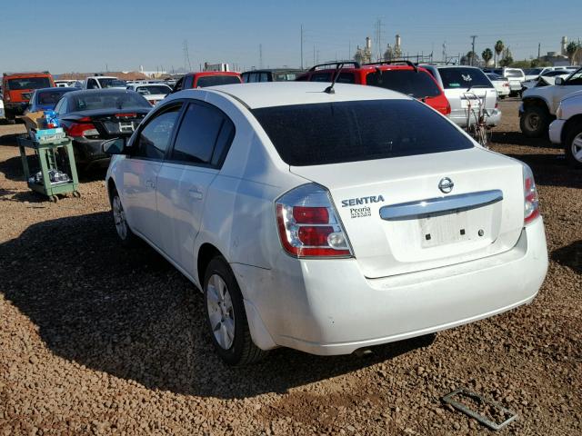 3N1AB6APXCL650817 - 2012 NISSAN SENTRA 2.0 WHITE photo 3