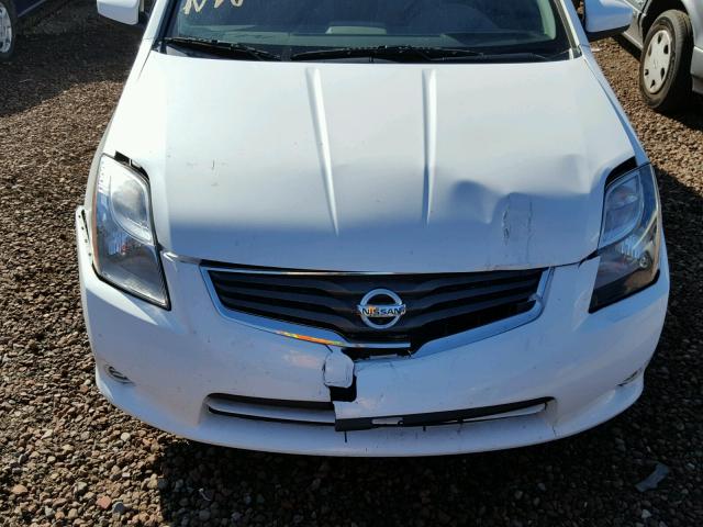 3N1AB6APXCL650817 - 2012 NISSAN SENTRA 2.0 WHITE photo 9