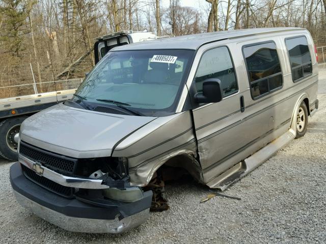 1GBFG15T931231206 - 2003 CHEVROLET EXPRESS G1 SILVER photo 2