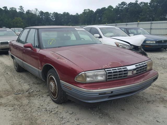 1G3CW53L3M4303786 - 1991 OLDSMOBILE 98 REGENCY BURGUNDY photo 1