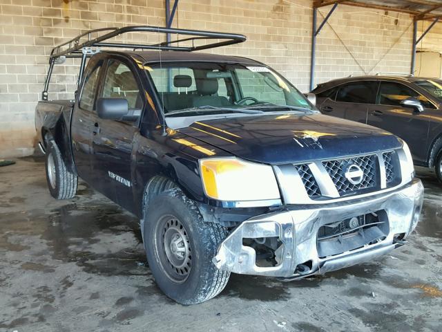 1N6BA06A58N333926 - 2008 NISSAN TITAN XE BLUE photo 1