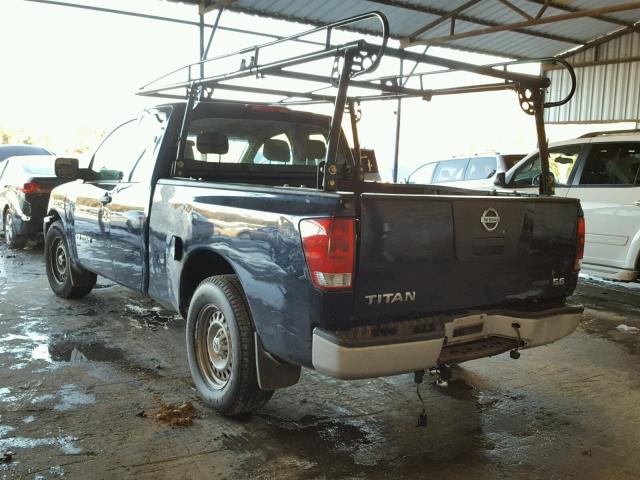 1N6BA06A58N333926 - 2008 NISSAN TITAN XE BLUE photo 3