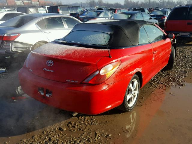 4T1FA38P96U097156 - 2006 TOYOTA CAMRY SOLA RED photo 4