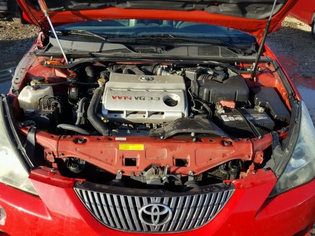 4T1FA38P96U097156 - 2006 TOYOTA CAMRY SOLA RED photo 7