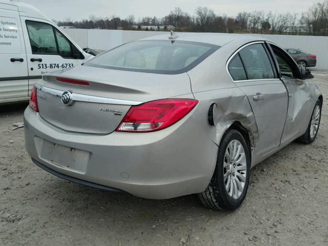 W04GP5EC2B1089829 - 2011 BUICK REGAL CXL TAN photo 4