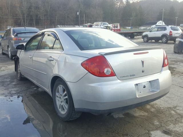 1G2ZF58B874142970 - 2007 PONTIAC G6 VALUE L SILVER photo 3