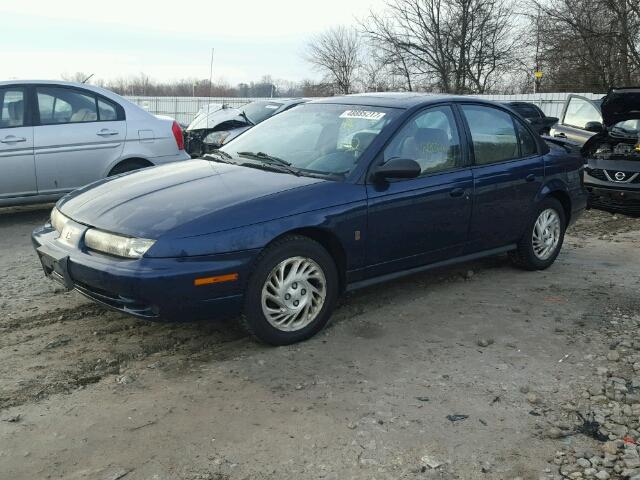 1G8ZK5277WZ224695 - 1998 SATURN SL2 BLUE photo 2