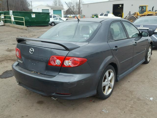 1YVHP80D955M01146 - 2005 MAZDA 6 S GRAY photo 4