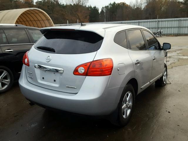 JN8AS5MT4CW609730 - 2012 NISSAN ROGUE S SILVER photo 4