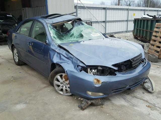 4T1BF32K13U559542 - 2003 TOYOTA CAMRY LE BLUE photo 1