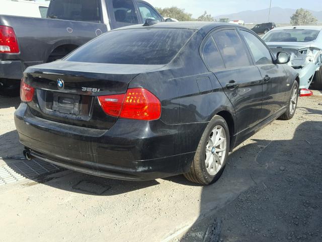 WBAPH5C56AA440342 - 2010 BMW 328 I SULE BLACK photo 4