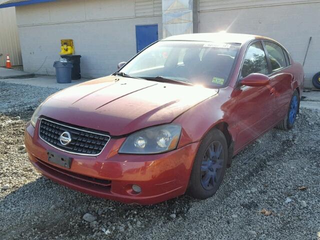 1N4AL11D16N459395 - 2006 NISSAN ALTIMA S BURGUNDY photo 2