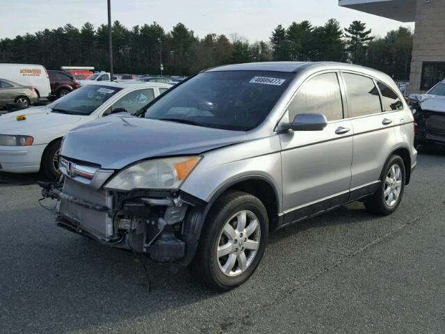 JHLRE48787C067782 - 2007 HONDA CR-V EXL SILVER photo 2