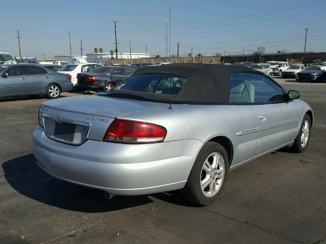 1C3EL65R14N260864 - 2004 CHRYSLER SEBRING LI SILVER photo 4