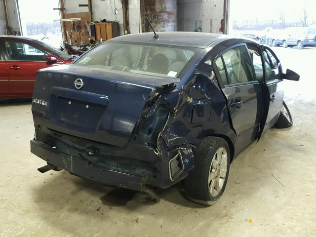 3N1AB61E88L739811 - 2008 NISSAN SENTRA 2.0 BLUE photo 4