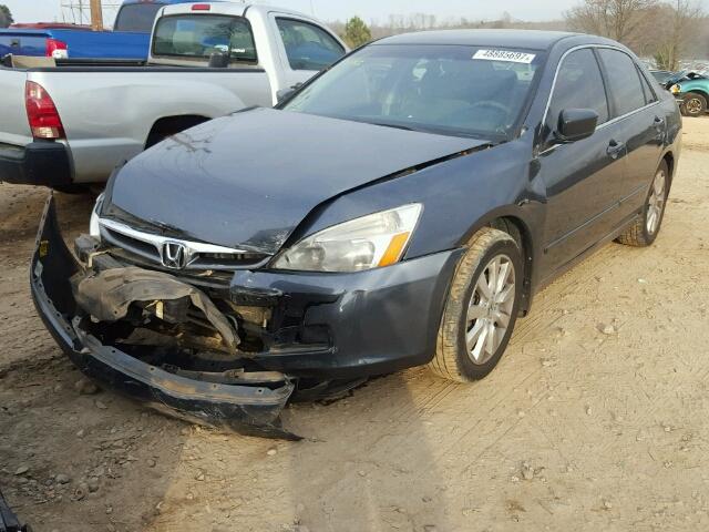 1HGCM66487A049466 - 2007 HONDA ACCORD SE CHARCOAL photo 2