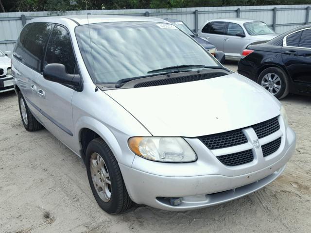 1D4GP45R64B573734 - 2004 DODGE CARAVAN SX SILVER photo 1