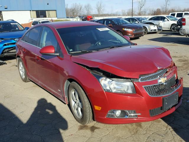 1G1PL5SC0C7213738 - 2012 CHEVROLET CRUZE LT RED photo 1