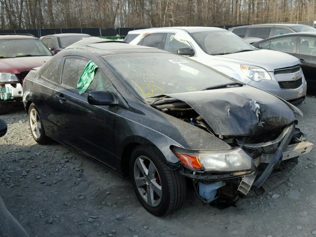2HGFG128X7H554958 - 2007 HONDA CIVIC EX შავი ფოტო 1
