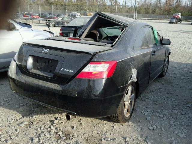 2HGFG128X7H554958 - 2007 HONDA CIVIC EX შავი ფოტო 4