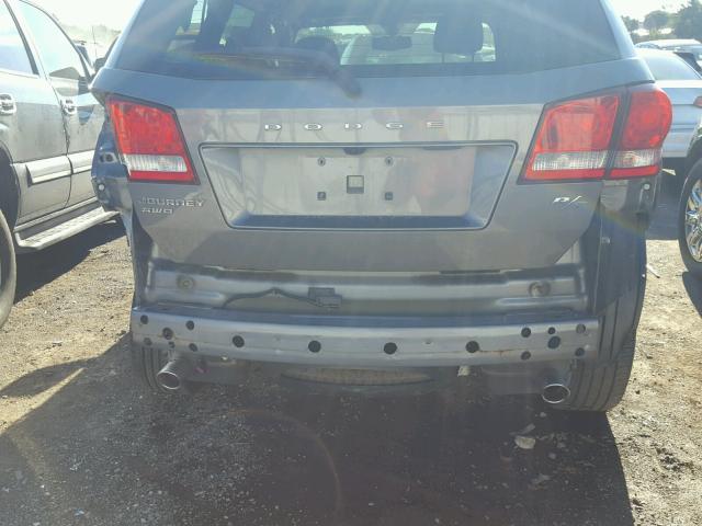 3C4PDDEGXDT712461 - 2013 DODGE JOURNEY R/ SILVER photo 9