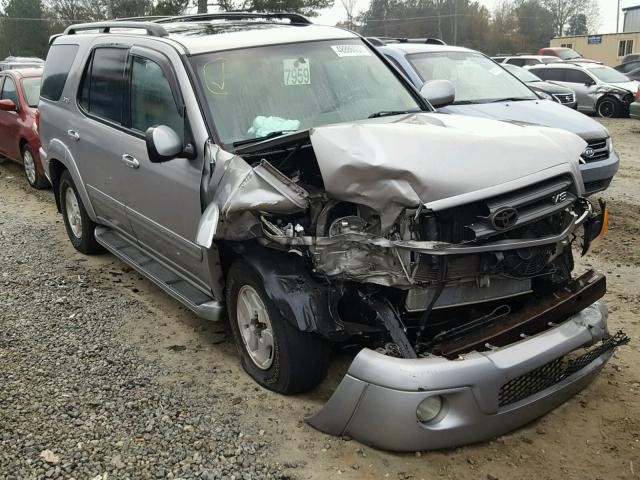 5TDZT34AX3S152677 - 2003 TOYOTA SEQUOIA SR SILVER photo 9